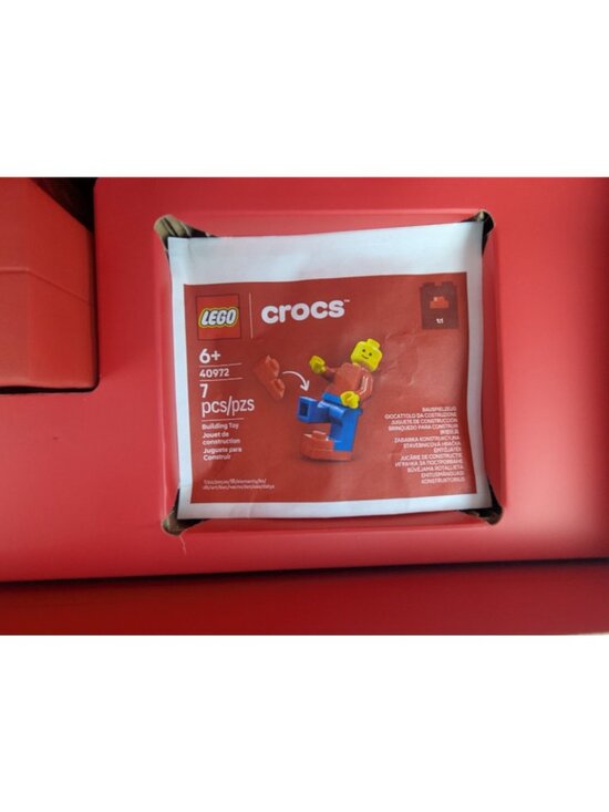 Crocs x  Brick Includes a  gift Triple Red Size  M5 / W7 NIB main image 12